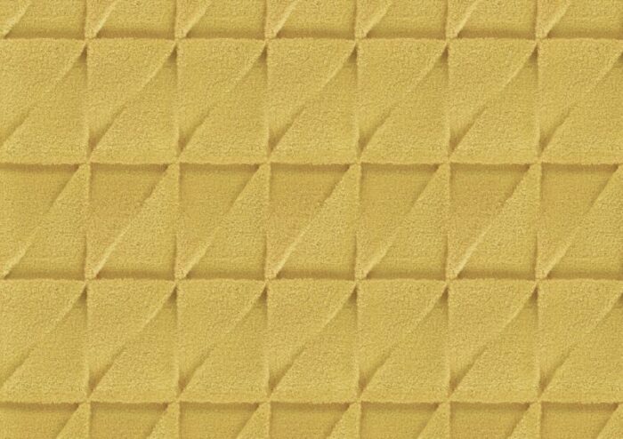 mustard triangle textured rug from marqqa 2