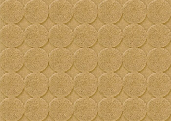 natural circle textured rug from marqqa 2