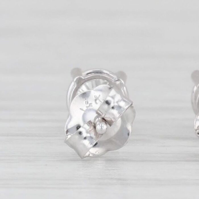 new 040ctw diamond stud earrings 14k white gold round solitaire studs 2 pieces 2319 scaled