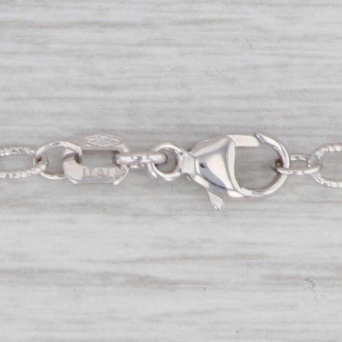 new 18 3mm twist cable chain necklace 14k white gold 4228 scaled