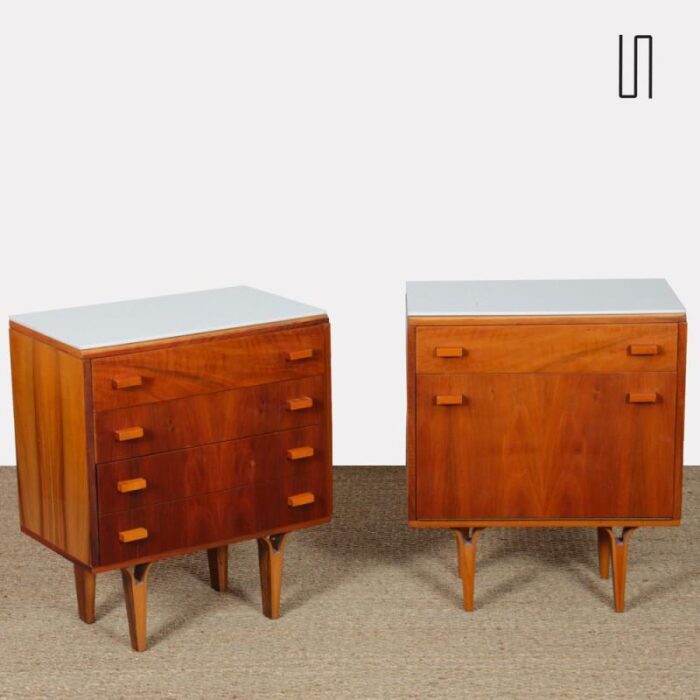 nightstands from novy domov 1970s set of 2 0688