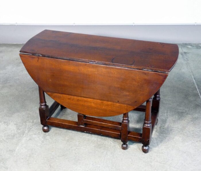 oak slatted table 1800s 2951