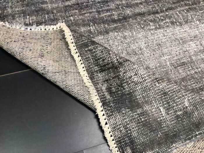 ombre grey overdyed rug 10