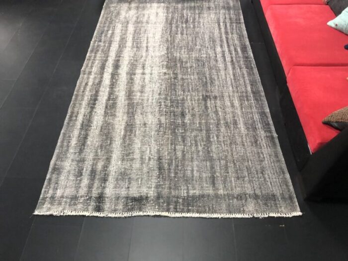 ombre grey overdyed rug 2