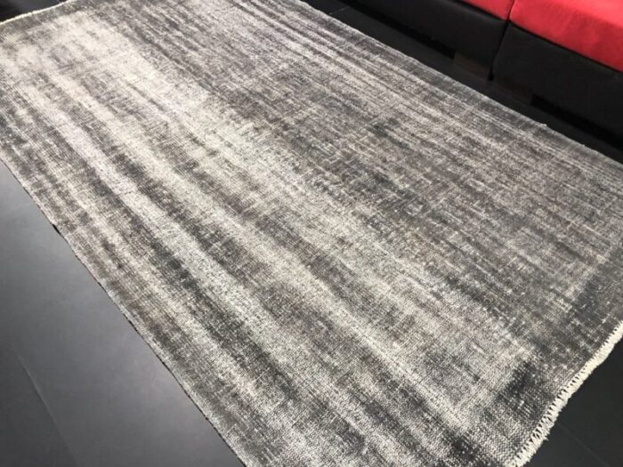 ombre grey overdyed rug 9