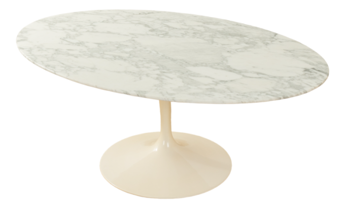 oval tulip coffee table by eero saarinen for knoll inc knoll international 3087