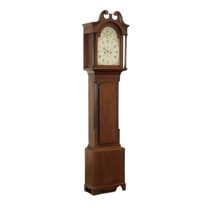 pendulum oak mahogany clock 1