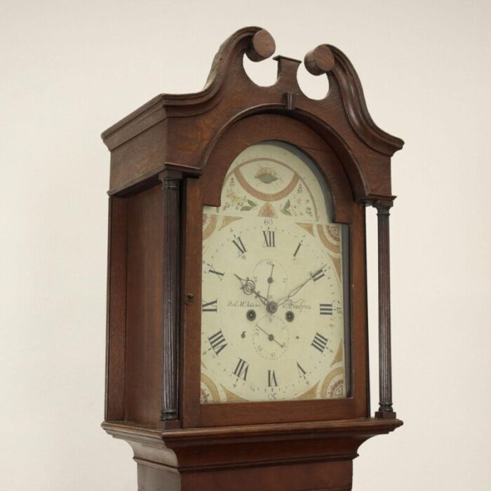 pendulum oak mahogany clock 4