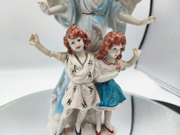 porcelain figure of an angel with children from zygmunt buksowicz steatyt katowice 10