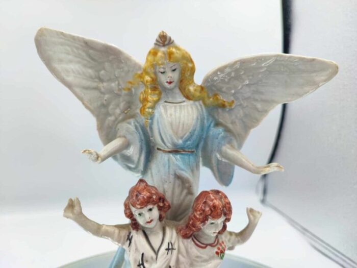 porcelain figure of an angel with children from zygmunt buksowicz steatyt katowice 2