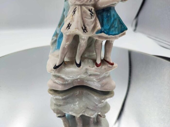 porcelain figure of an angel with children from zygmunt buksowicz steatyt katowice 8