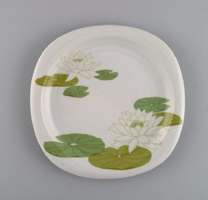 porcelain lunch plates by timo sarpaneva for rosenthal finland set of 6 2