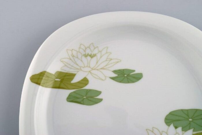 porcelain lunch plates by timo sarpaneva for rosenthal finland set of 6 4