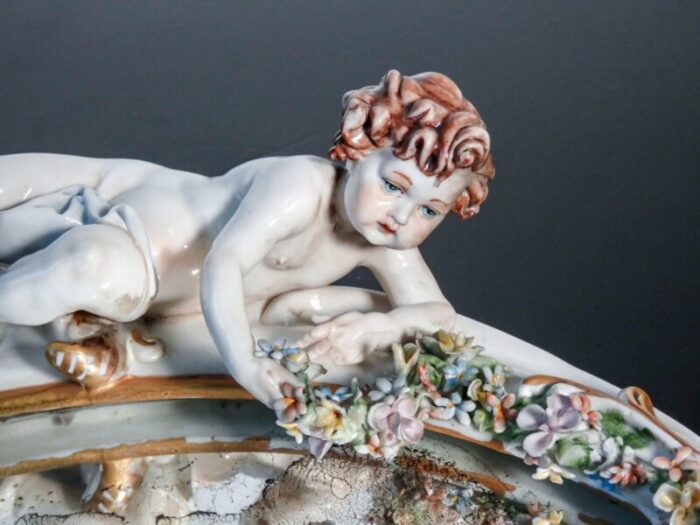 porcelain mirror by g cappe capodimonte 2