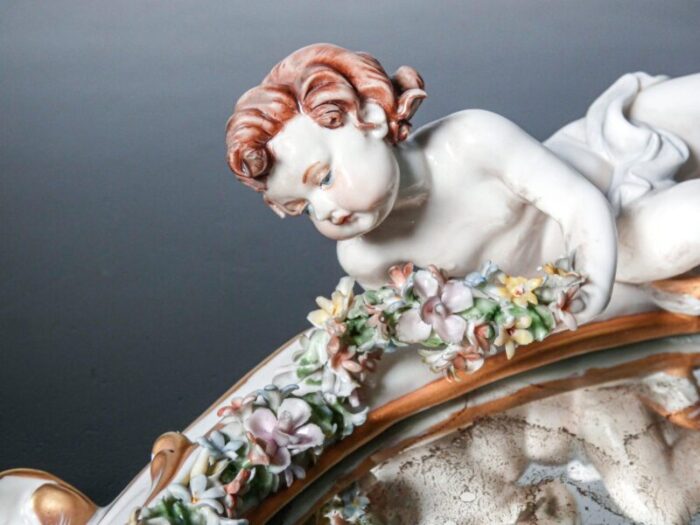 porcelain mirror by g cappe capodimonte 5