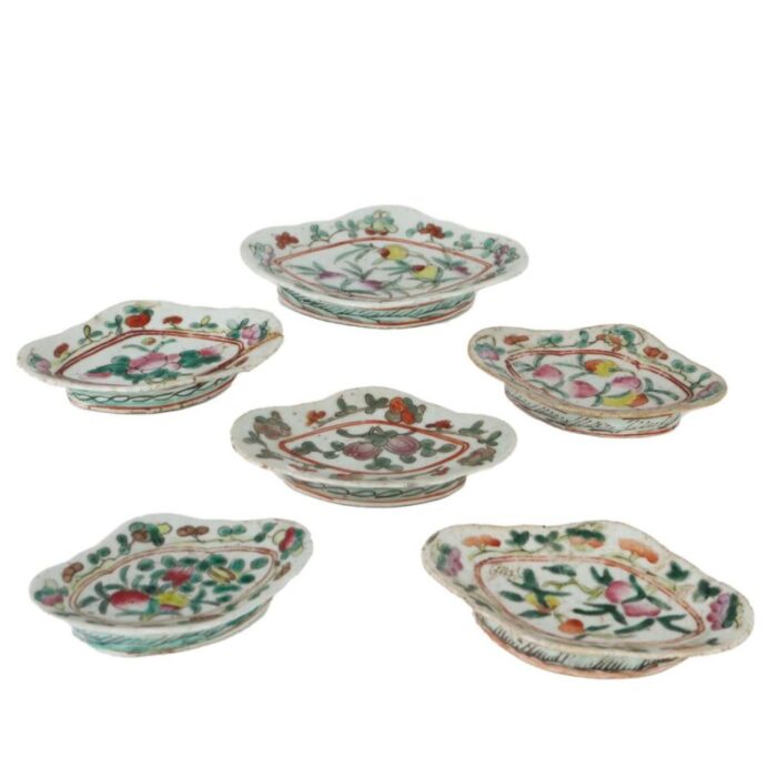 porcelain saucers set of 6 1