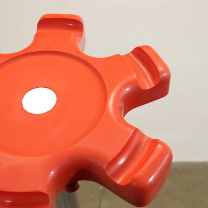 red coat rack by l o for velca 1970s 5