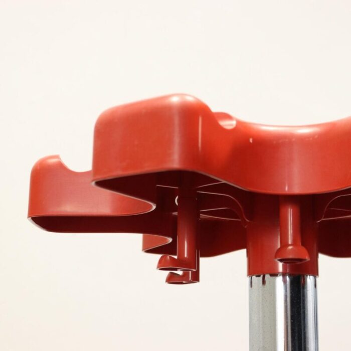 red coat rack by l o for velca 1970s 6