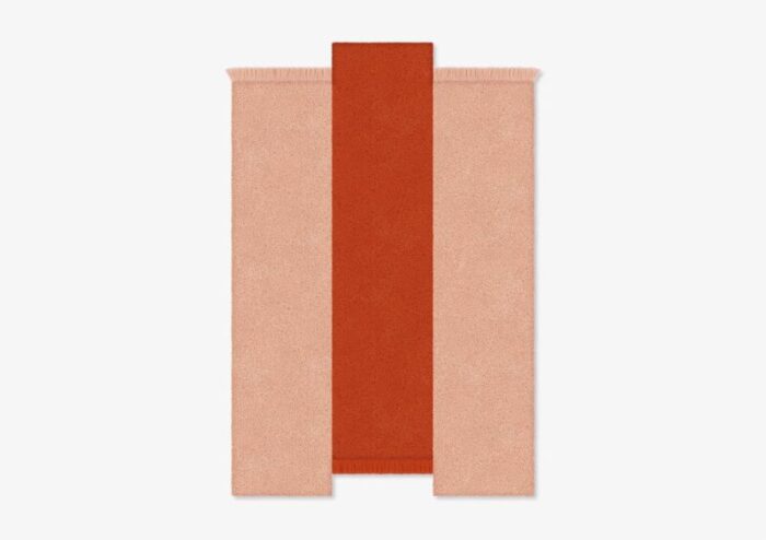 rose brick rectangle shape out rug from marqqa 1