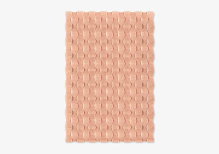 rose rectangle textured rug from marqqa 1