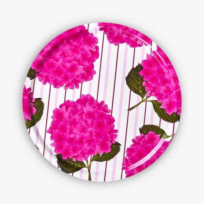 round hydrangea round tray placemat by mariavi 1