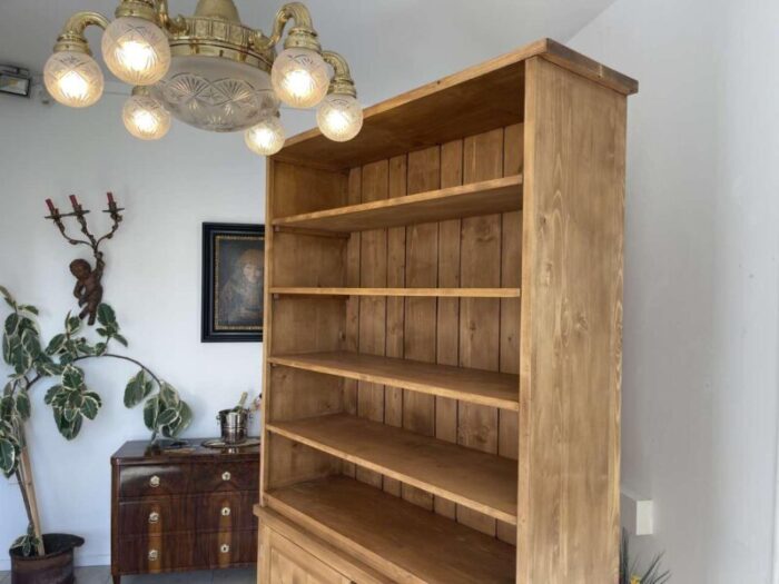 rustic cabinet with shelf in spruce 6150