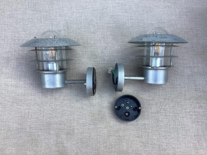 scandinavian wall lights 1980s set of 2 9436