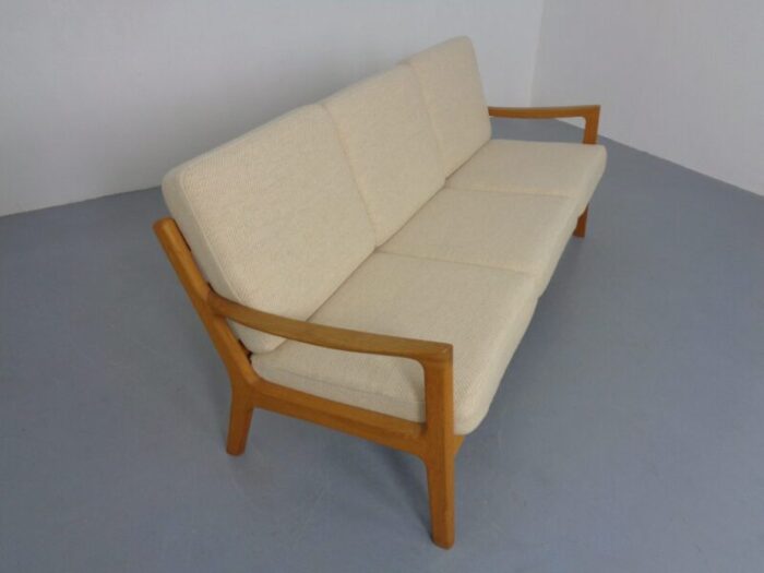 senator oak sofa by ole wanscher for poul jeppesen denmark 1960s 0475