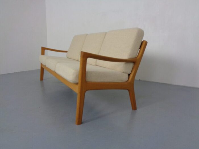 senator oak sofa by ole wanscher for poul jeppesen denmark 1960s 7006