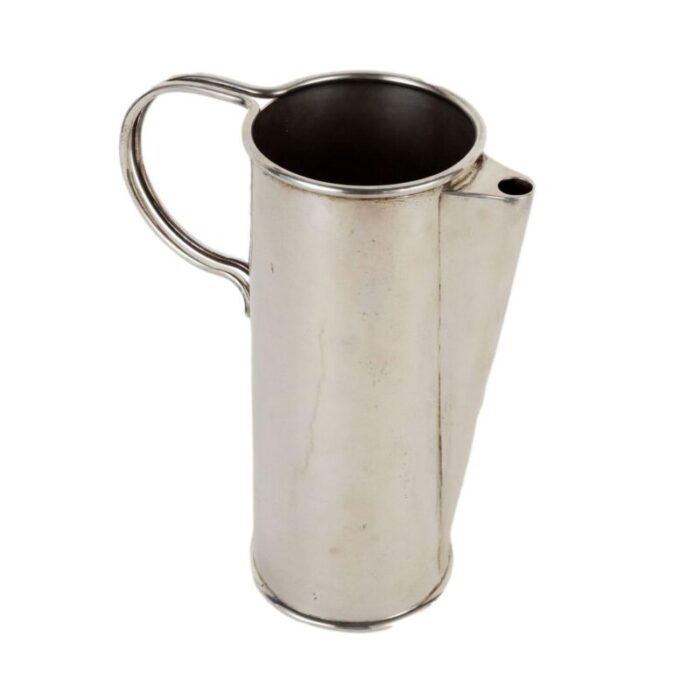 silver jug by s lorenzo italy 1970s 1