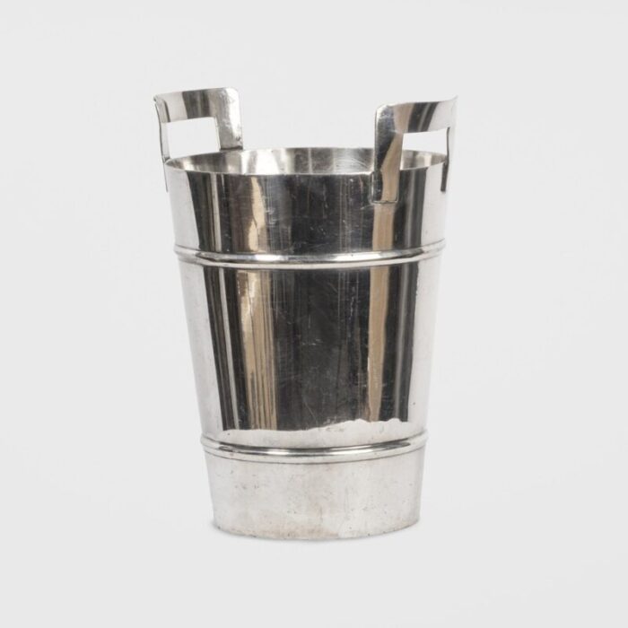 silver wine cooler 1950s 1