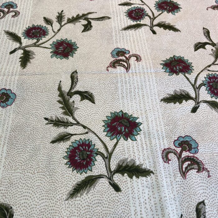 sister parish eleanora cotton screen printed fabric 3 14 yards 3677