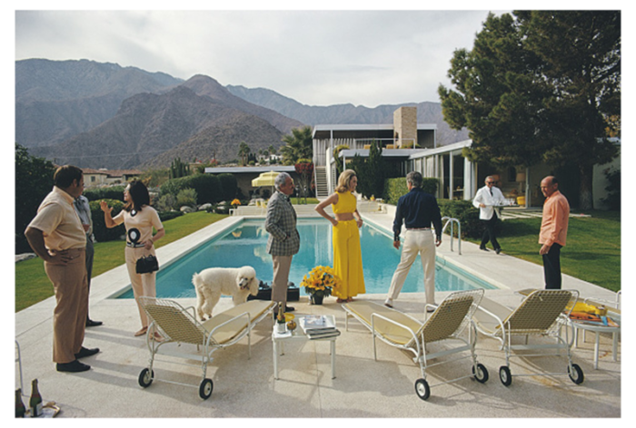 slim aarons party preparations estate stamped c type print 1187