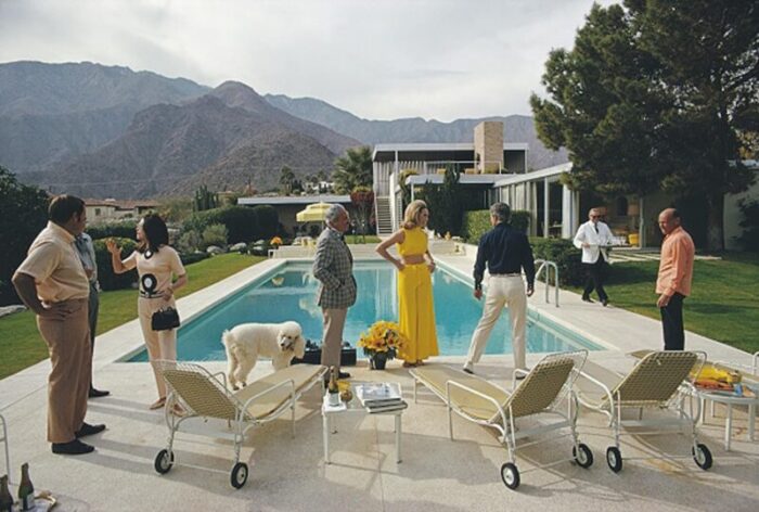 slim aarons party preparations estate stamped c type print 4610