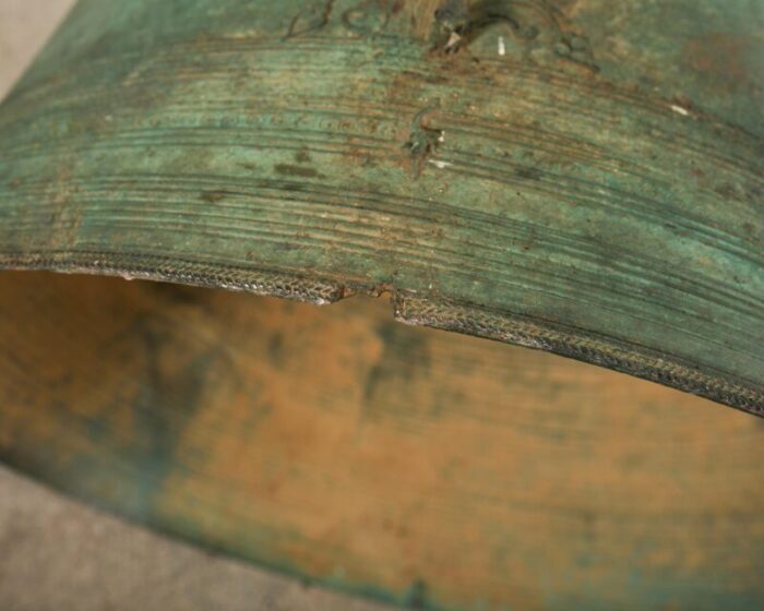 southeast asian bronze rain drum or drinks table 3023