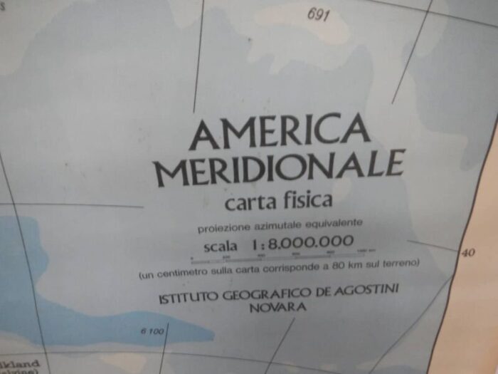 southern america map from igda officine grafiche novara 1975 10