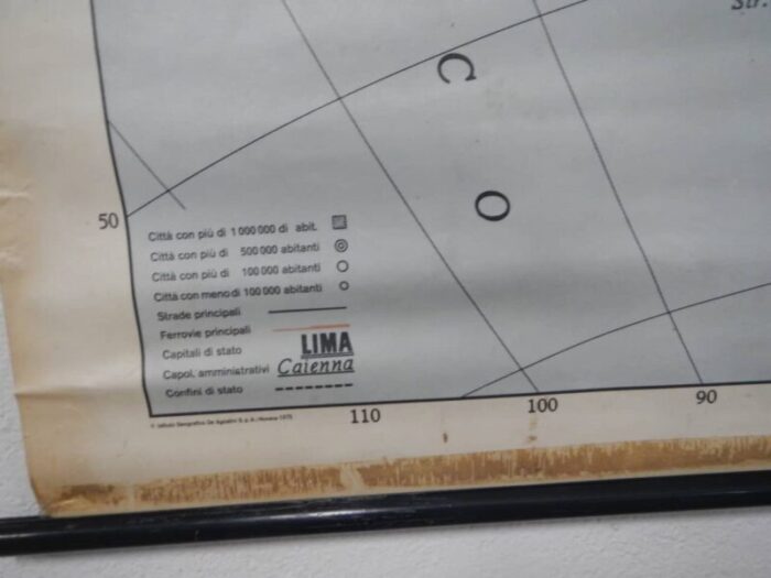 southern america map from igda officine grafiche novara 1975 12