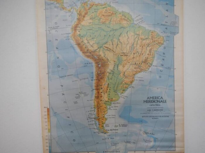 southern america map from igda officine grafiche novara 1975 4