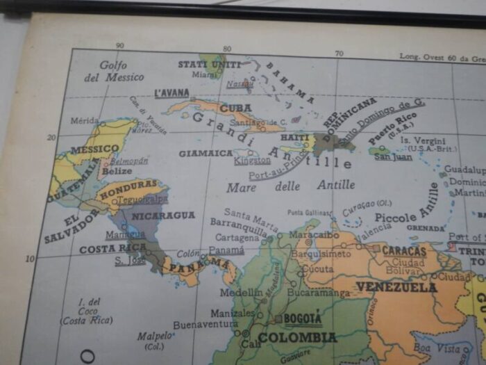 southern america map from igda officine grafiche novara 1975 8