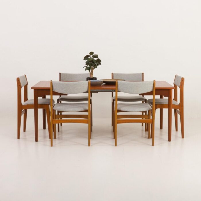 square teak table with hidden extenisons by hans j wegner for pp mobler denmark 1960s 1626