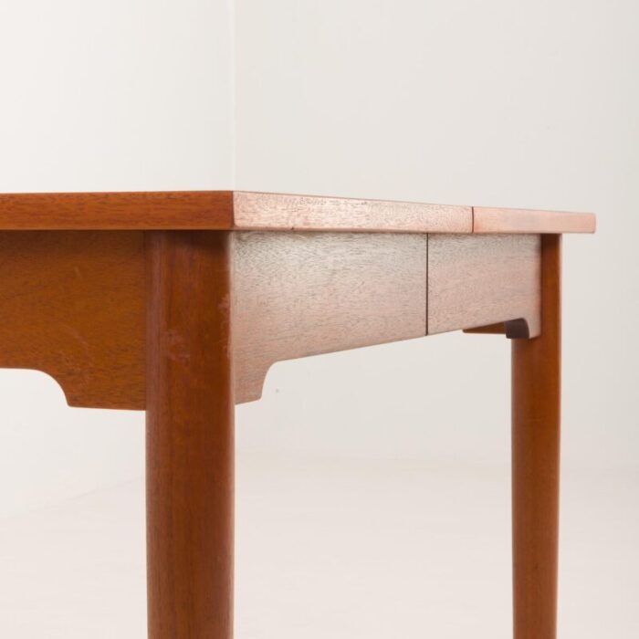 square teak table with hidden extenisons by hans j wegner for pp mobler denmark 1960s 1742