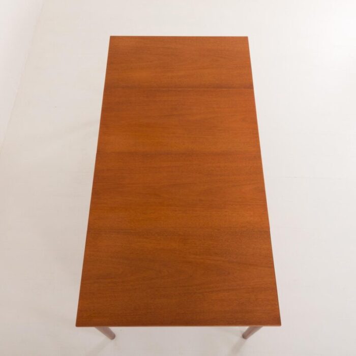 square teak table with hidden extenisons by hans j wegner for pp mobler denmark 1960s 5715