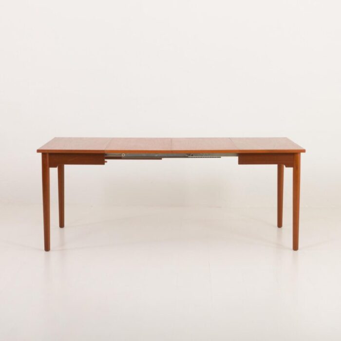 square teak table with hidden extenisons by hans j wegner for pp mobler denmark 1960s 9597