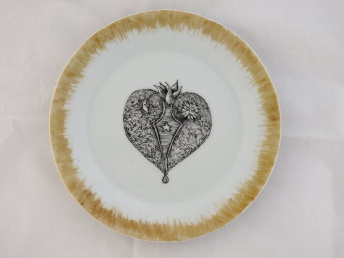 stars heart dessert plates by lithian ricci set of 2 1