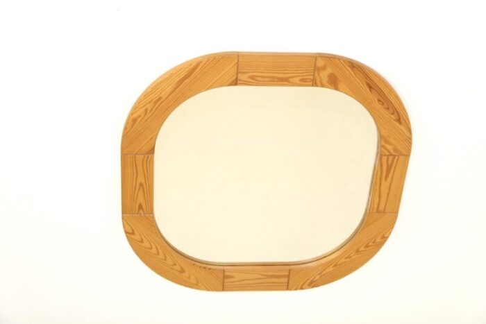 swedish pine mirror 1970s 3