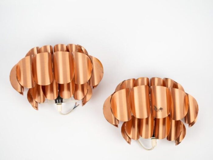 swedish v149 sconces attributed to thorsten orrling for hans agne jakobsson ab markaryd 1960s set of 2 3791