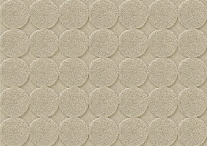 taupe circle textured rug from marqqa 2