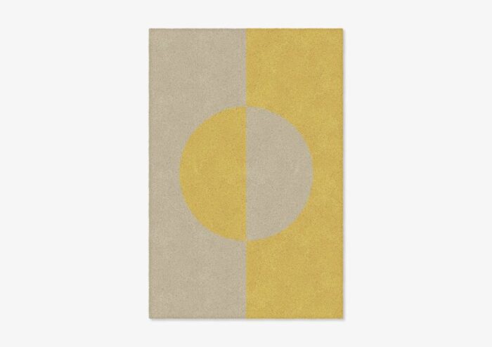 taupe mustard shape in rug from marqqa 1 3