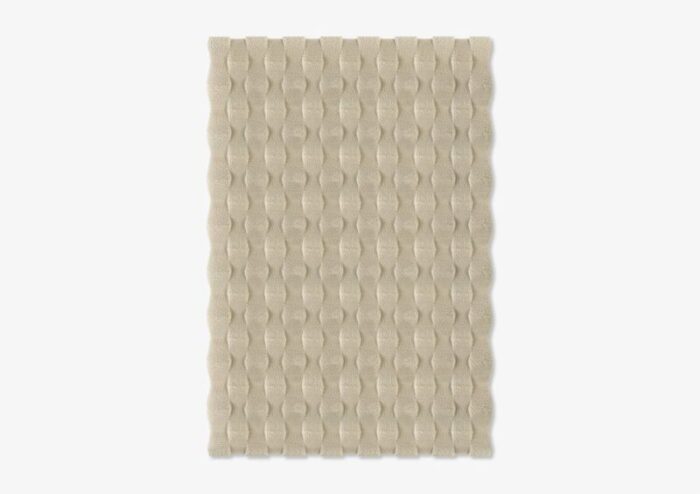 taupe rectangle textured rug from marqqa 1