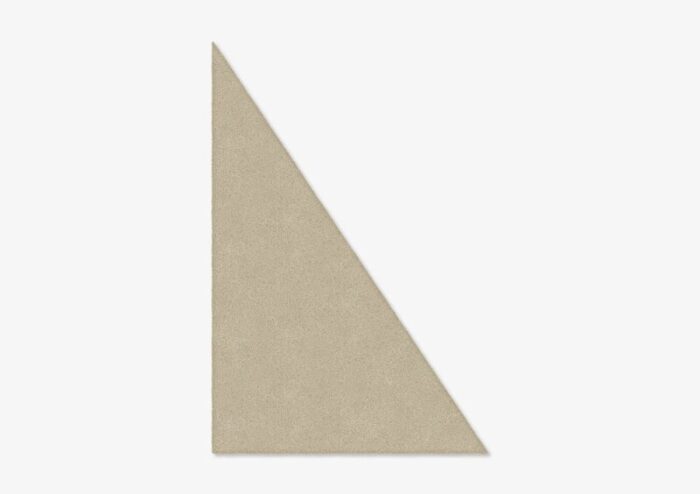 taupe triangle plain rug from marqqa 1